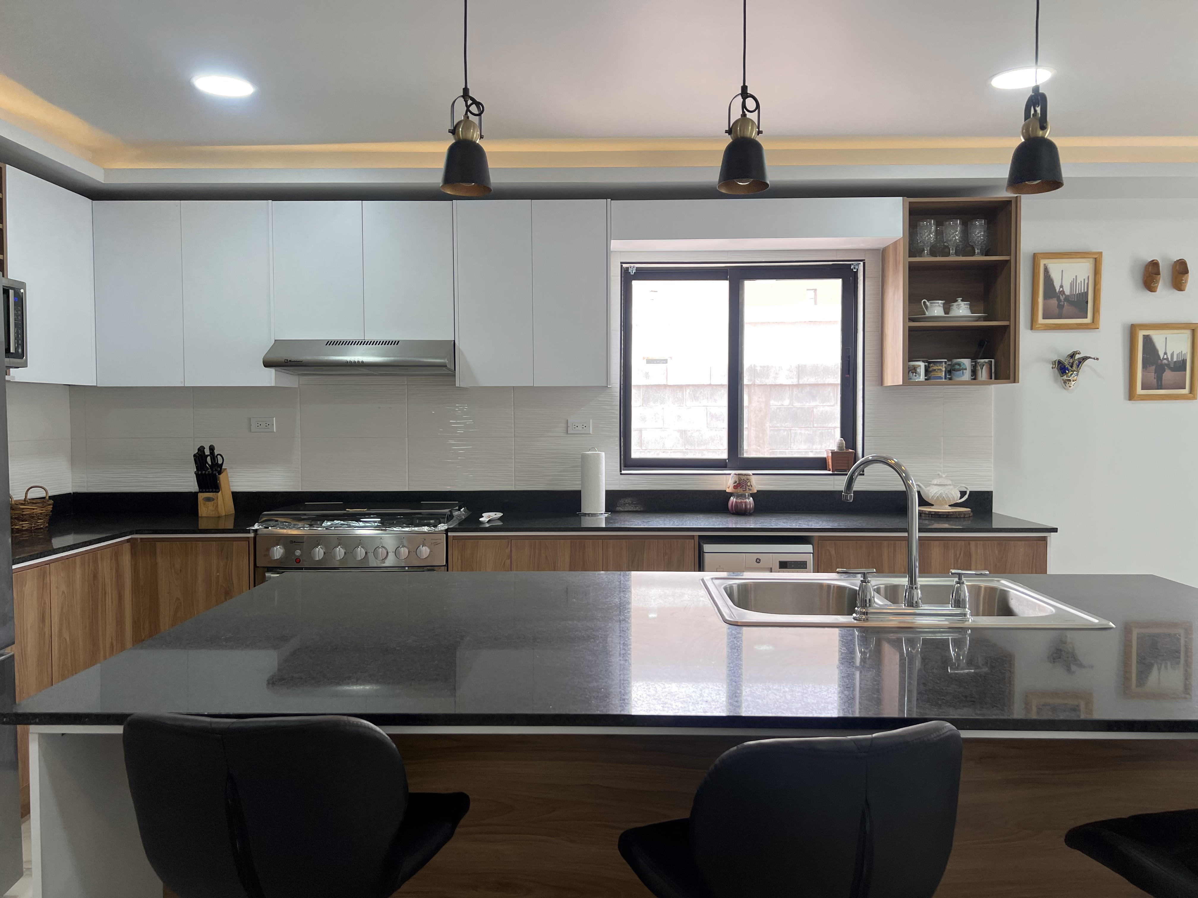 Cocina elegante moderna